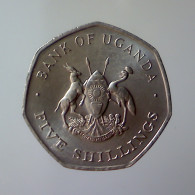 REPUBBLICA DELL'UGANDA 5 Shillings 1987 FDC  - Oeganda