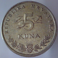 REPUBBLICA DI CROAZIA 5 Kuna 2001 SPL+  - Croatia