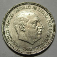 REGNO DI SPAGNA 5 Pesetas 1957 61 BB QSPL  - 5 Pesetas