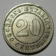 REGNO D'ITALIA 20 Centesimi 1894 K-B SPL++  - 1878-1900 : Umberto I