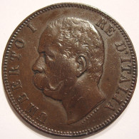 REGNO D'ITALIA 10 Centesimi 1893 BI BB++  - 1878-1900 : Umberto I.