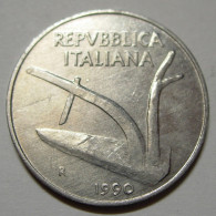 REPUBBLICA ITALIANA 10 Lire Spighe 1990 FDC  - 10 Liras