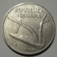 REPUBBLICA ITALIANA 10 Lire Spighe 1988 QFDC  - 10 Liras