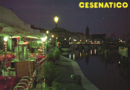CESENATICO, THE PORT BY NIGHT, EMILIA ROMAGNA, ITALY - Cesena