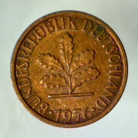 GERMANIA 1 Pfennig 1976 D BB+  - 1 Pfennig