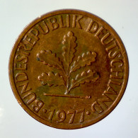 GERMANIA 1 Pfennig 1977 F SPL  - 1 Pfennig