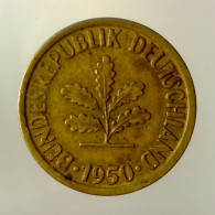 GERMANIA 10 Pfennig 1950 J BB+  - 10 Pfennig
