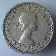 GRAN BRETAGNA 6 Pence 1961 BB QSPL  - H. 6 Pence