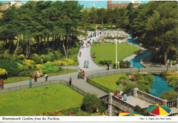 THE GARDENS FROM THE PAVILION, BOURNEMOUTH, DORSET, ENGLAND. UNUSED POSTCARD   Wt5 - Bournemouth (depuis 1972)