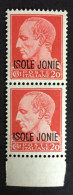 1941 - Italia - Occupazione Isole Jonie - Cent 20 - Coppia - Nuovi - Isole Ionie