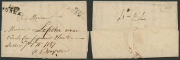 Précurseur - LAC Datée De Furnes (1815) + Obl Linéaire P91P / Furnes X2 > Bruxelles. Superbe Et Rare. - 1814-1815 (Gouv. Général De La Belgique)