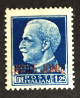 1941 - Italia - Occupazione Isole Jonie - Cent 1,25 - Nuovo - Isole Ionie
