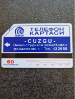 OUZBEKISTAN CUZGU TELEPHONE 50U UT URMET - Uzbekistán