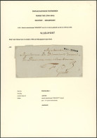 Page De Collection - Précurseur : LAC Datée De Nieuport (1795) + Obl Linéaire NIEUPORT, Port 3 Stuyvers > Gand - 1794-1814 (Periodo Francese)