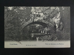 TROIS-PONTS « PONT DU RUISSEAU DE BODEUX 1912 «  PANORAMA ANIMÉE.Édit DESAIX . - Trois-Ponts