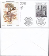 Andorre 2019- Andorre Française - FDC Imagé -Premier Jour D' Émission. Tirage Infime "Archéologie".... (EB) DC-11864 - Used Stamps