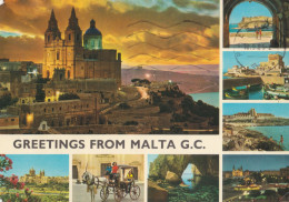 Malta - Vedutine - Viaggiata - Malte