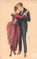 ILLUSTRATEUR - Bertiglia  - Couple Bien Habillé - Carte Postale Ancienne - Bertiglia, A.