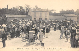 CPA 33 SOULAC SUR MER / ARRIVEE DU TRAIN DE PLAISIR - Soulac-sur-Mer