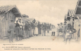 CPA 33 GUJAN MESTRAS / CABANES DE PARQUEURS D'HUITRES ET RETOUR DES PECHEURS DU PARC - Sonstige & Ohne Zuordnung