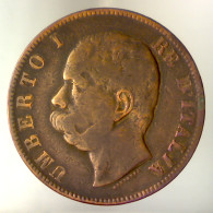REGNO D'ITALIA 10 Centesimi 1893 BI MB QBB  - 1878-1900 : Umberto I