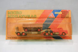 Eko - Camion ANTAR Motriz ANT Rouge Semi-remorque Porte Char Neuf HO 1/87 - Strassenfahrzeuge