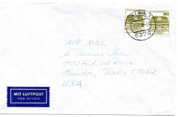 69403 - Bund - 1986 - 2@80Pfg SWK A LpBf IDSTEIN -> Houston, TX (USA) - Storia Postale