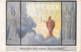 ILLUSTRATEUR - Goethe - Faust - Prolog Im Himmel - Carte Postale Ancienne - Autres & Non Classés