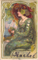 ILLUSTRATEUR - Femme Avec Du Raisin - Rachel - Art Déco - Carte Postale Ancienne - Other & Unclassified