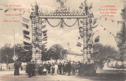 CPA 33 LIBOURNE / VOYAGE DU PRESIDENT DE LA REPUBLIQUE 1905 / ARC DE TRIOMPHE / PLACE DES CASERNES - Libourne