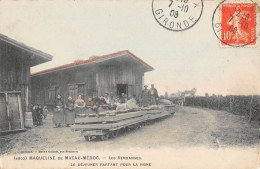 CPA 33 MAQUELINE DE MACAU MEDOC / LES VENDANGES / LE DEJEUNER PARTANT POUR LA VIGNE - Sonstige & Ohne Zuordnung