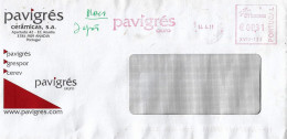 PAVIGRÉS ,   Construction Materials , Tiles ,   Mechanical Meter , 2011 , Ema - Marcophilie