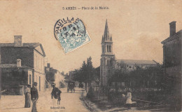 CPA 33 AMBES / PLACE DE LA MAIRIE - Other & Unclassified