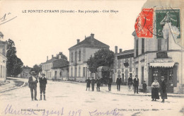 CPA 33 LE PONTET EYRANS / RUE PRINCIPALE / COTE BLAYE - Other & Unclassified