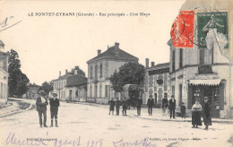 CPA 33 LE PONTET EYRANS / RUE PRINCIPALE / COTE BLAYE - Otros & Sin Clasificación