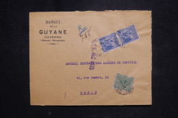 GUYANE - Enveloppe Commerciale En Recommandé De Cayenne Pour Paris En 1925 - L 146707 - Lettres & Documents