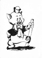 WALT DISNEY * Doc Ancien * Illustrateur Le Berrigaud * Les Trois Petits Cochons * Dorures * Walt Disney - Autres & Non Classés