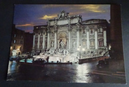 Roma - Fontana Di Trevi - Notturno - Plurigraf Terni - # 251 - Fontana Di Trevi