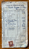 CUPRAMARITTIMA - RICEVUTA DELL'ESATTORIA  CON  MARCA DA BOLLO  IN DATA 8/2/46 - Fiscale Zegels