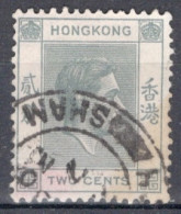 Hong Kong 1938 George VI A Single 2 Cent Stamp From The Definitive Set In Fine Used - Gebruikt