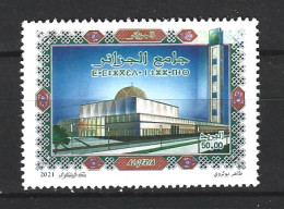 ALGERIE. N°1884 De 2021. Mosquée D'Alger. - Moscheen Und Synagogen