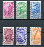 1943.IFNI.BENEICENCIA.EDIFIL 7/12*.NUEVOS CON FIJASELLOS(MH).CATALOGO 62€ - Ifni