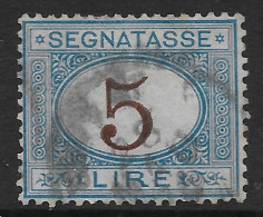 Italia Italy 1870 Regno Segnatasse L5 Sa N.S13 US - Segnatasse