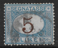 Italia Italy 1870 Regno Segnatasse L5 Sa N.S13 US - Portomarken