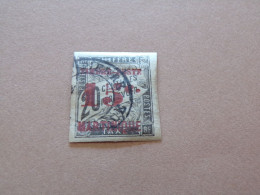 TIMBRE COLONIE FRANCE MARTINIQUE TIMBRE TAXE N°25 - OBLITERE AVEC CHARNIERE (Pochette Roses) - Timbres-taxe