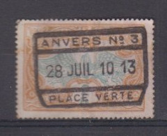 BELGIË - OBP - 1902/14 - TR 43 (ANVERS N°3 - PLACE VERTE) - Gest/Obl/Us - Used