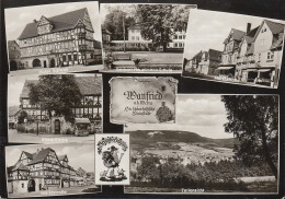 D-37281 Wanfried - Alte Ansichten - Gerhart-Hauptmann-Schule - Marktstraße - Hotel Schwan - Kirche - Nice Stamp - Eschwege