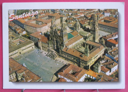 Visuel Très Peu Courant - Espagne - Santiago De Compostela - Vista Parcial Aérea - Joli Timbre - Santiago De Compostela