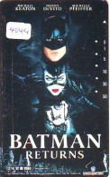 Télécarte Japon Cinéma * 5011 * BATMAN RETURNS *  Japan Movie Phonecard * TELEFONKARTE * FILM * CINEMA - Cine