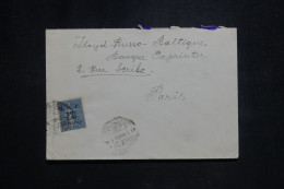 SYRIE - Semeuse Surchargée Sur Enveloppe Pour Paris  - L 146721 - Storia Postale